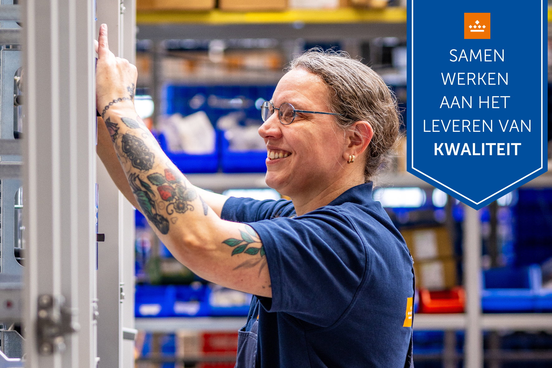 Kroon op je werk Vacaturefoto's met vaandel (4)-1